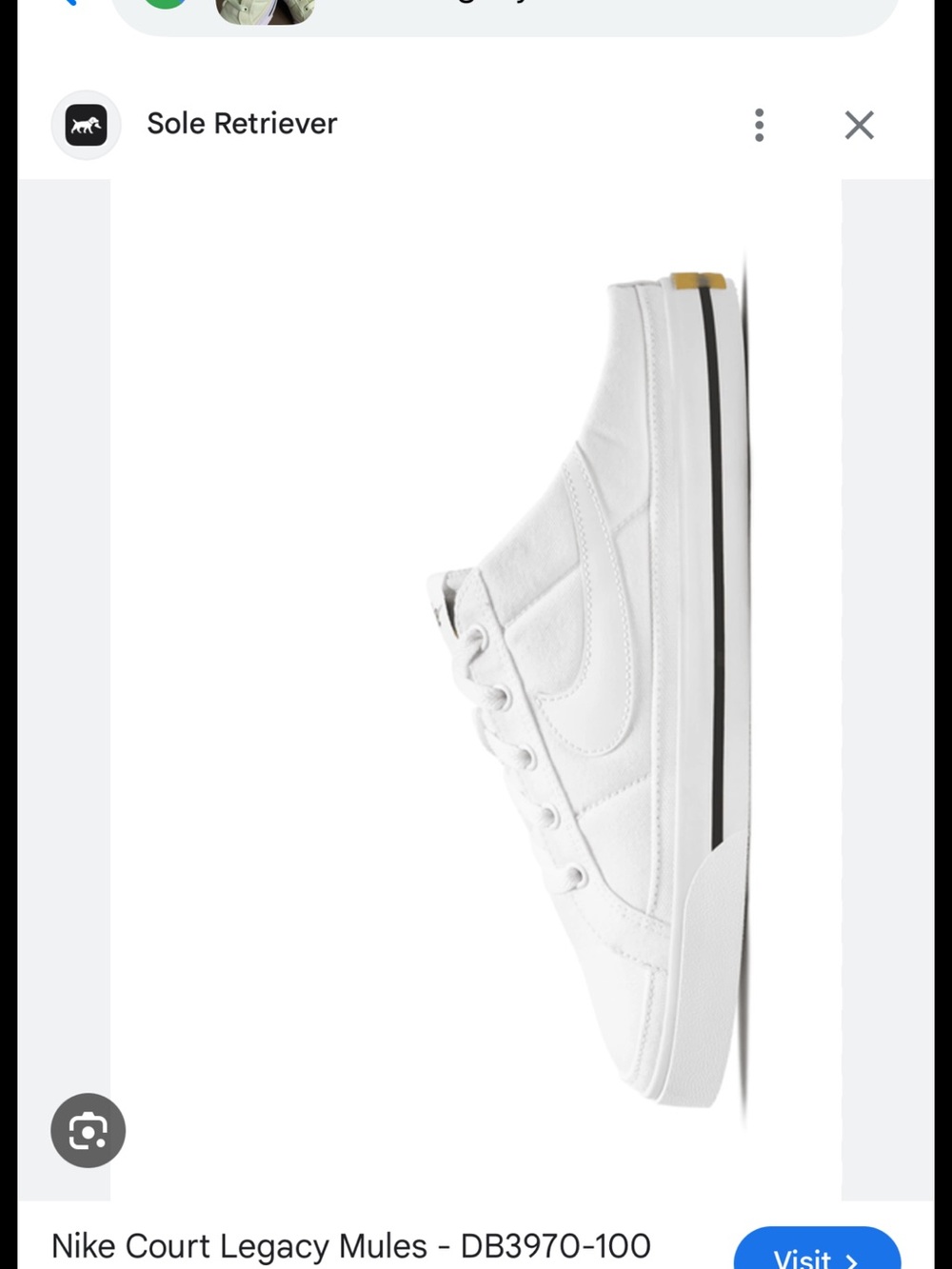 NWOB Nike Women’s Court Legacy Mules in Lime Ice- Low-Top Sneakers - Picture 9 of 10